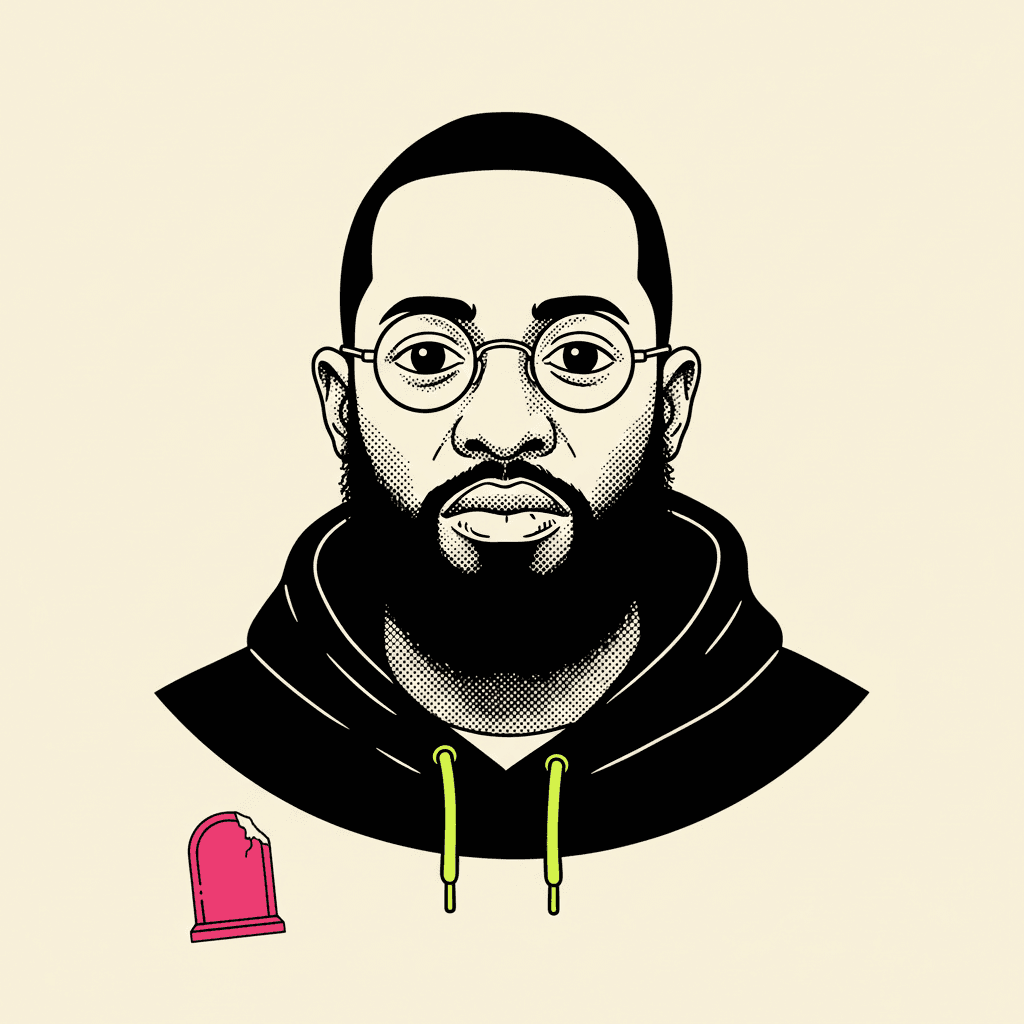 Caricature of Jax Okafor